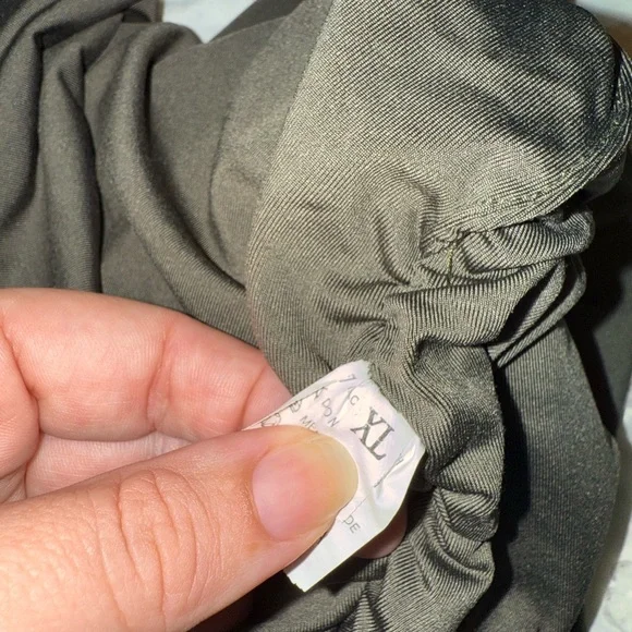 Olive Green One Shoulder Sleeveless Cutout Ruched Bodycon Mini Club Dress - XL 💚 - Picture 10 of 12